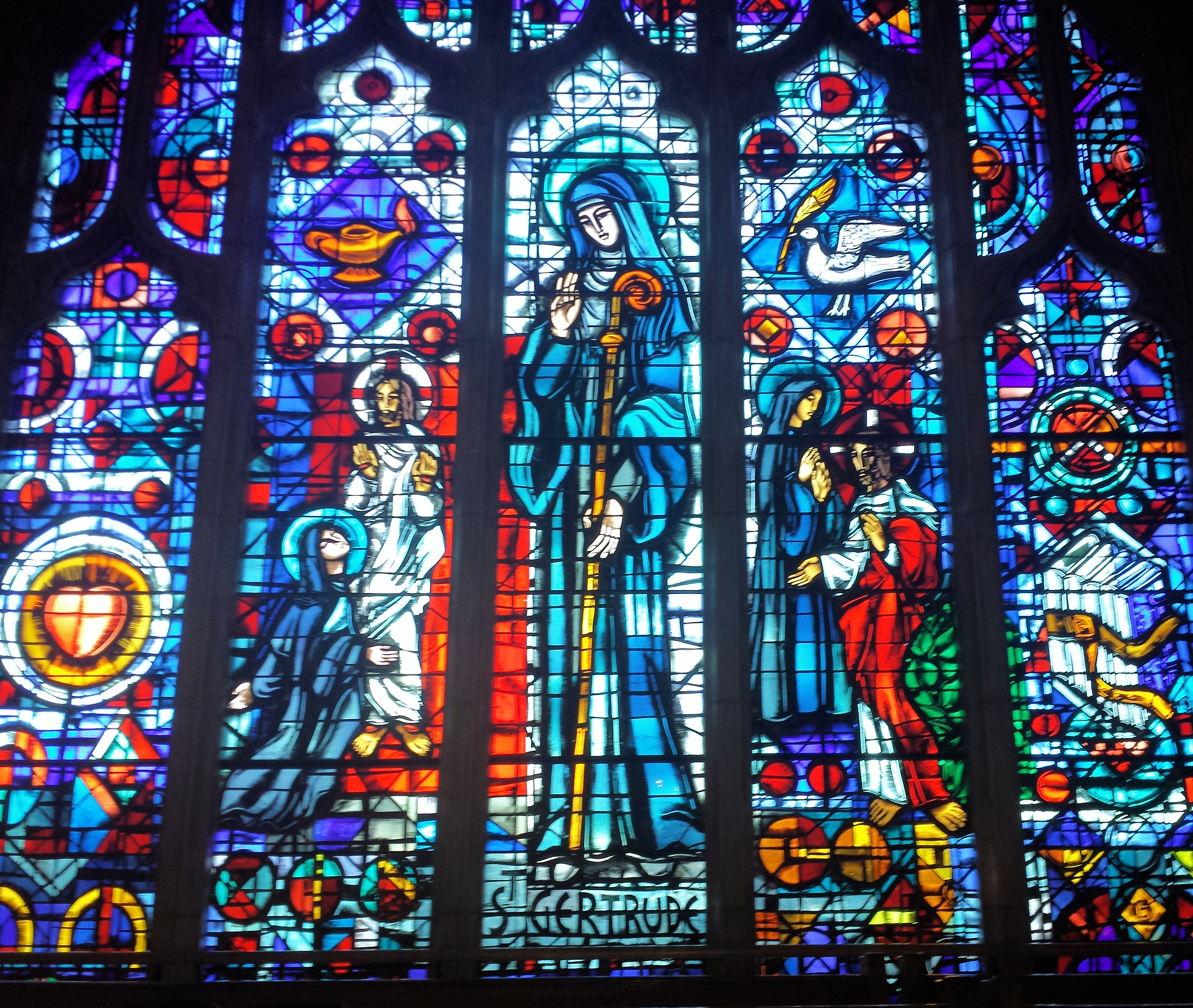 Choir Loft Stained Glass Window