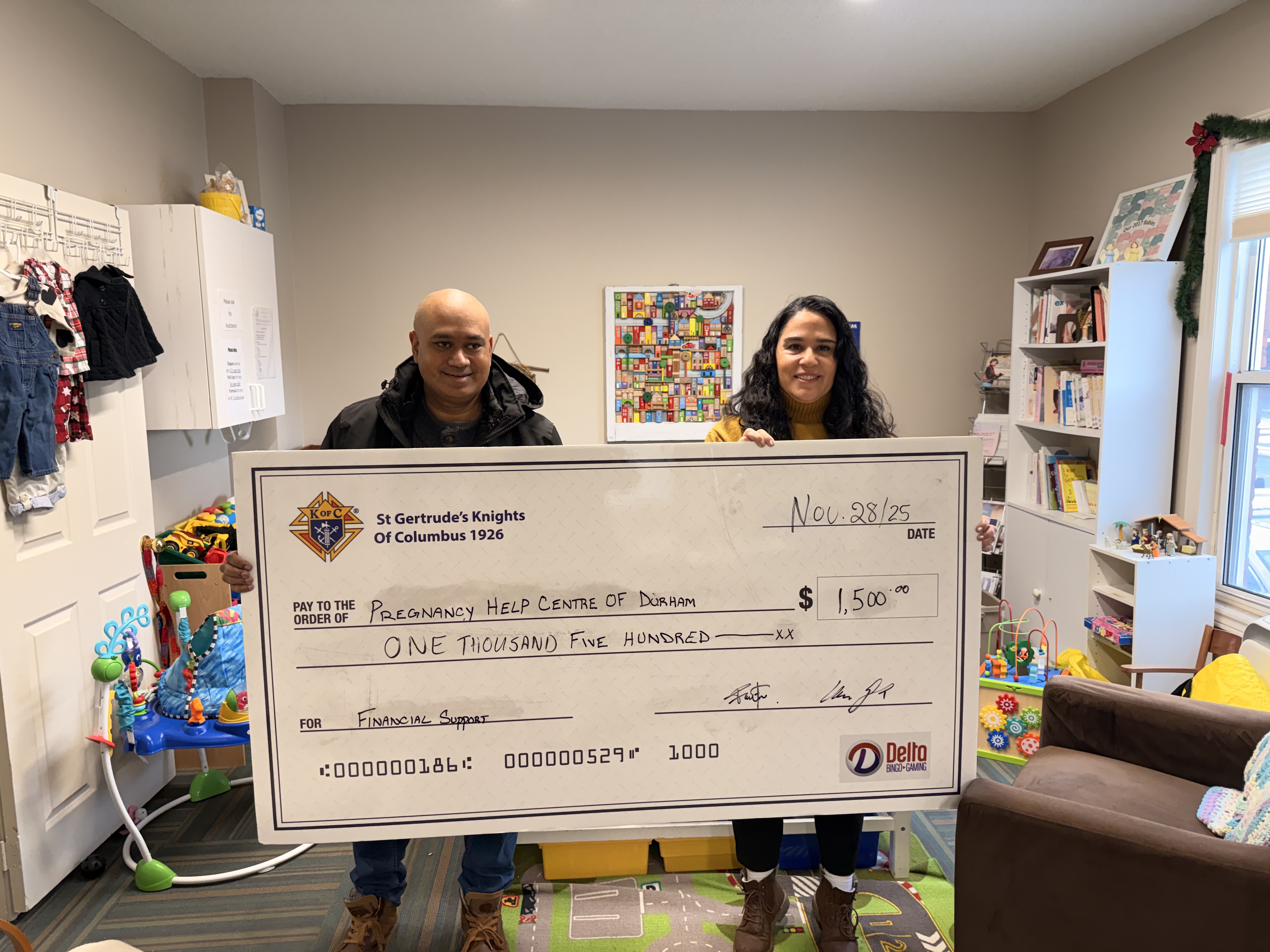 KofC Donation Dec 25