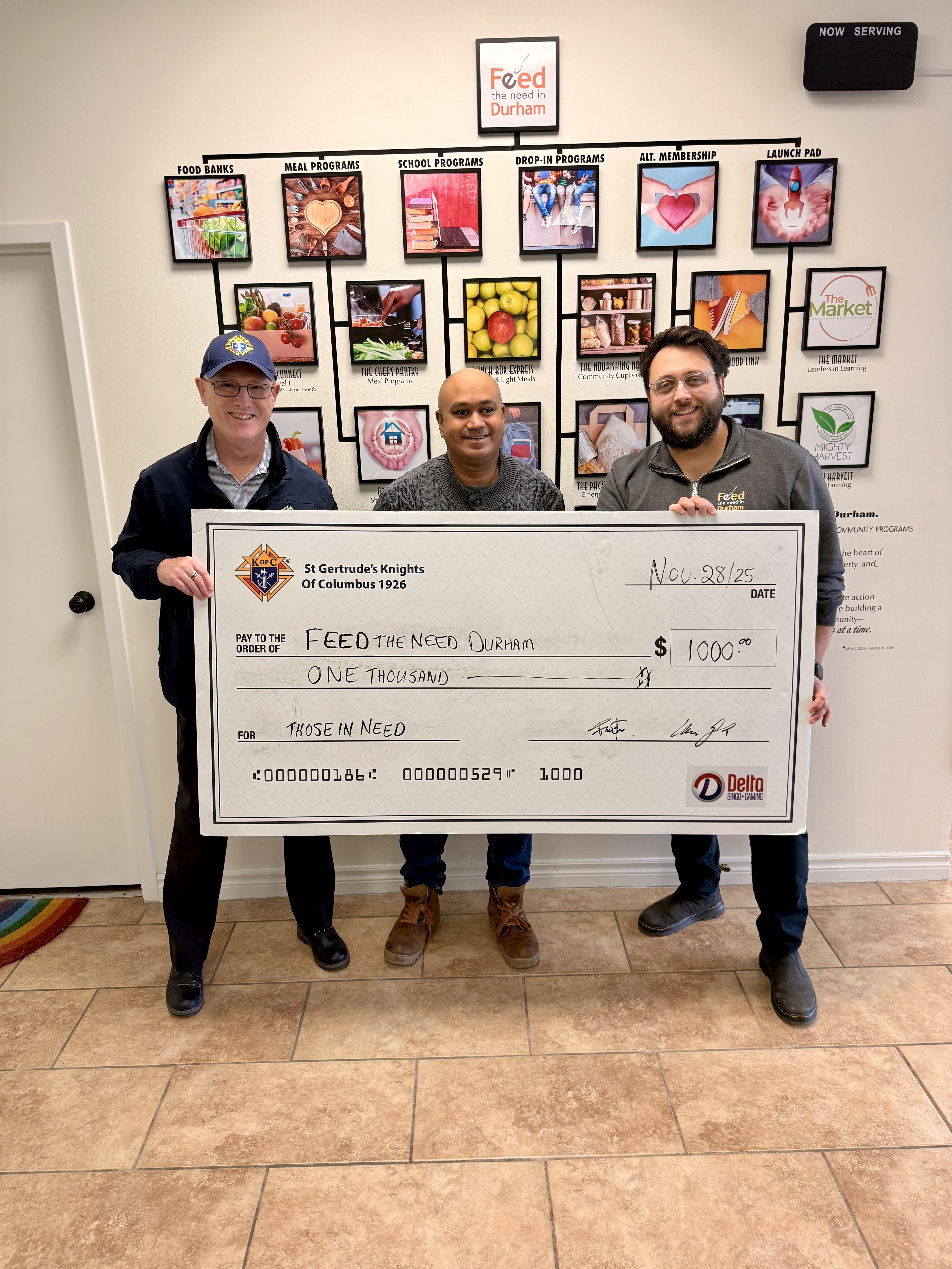 KofC Donation Dec 25