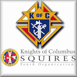 Squire Knights of Columbus Ministry Button