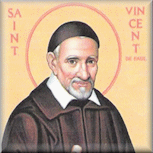 St. Vincent De Paul Ministry Button