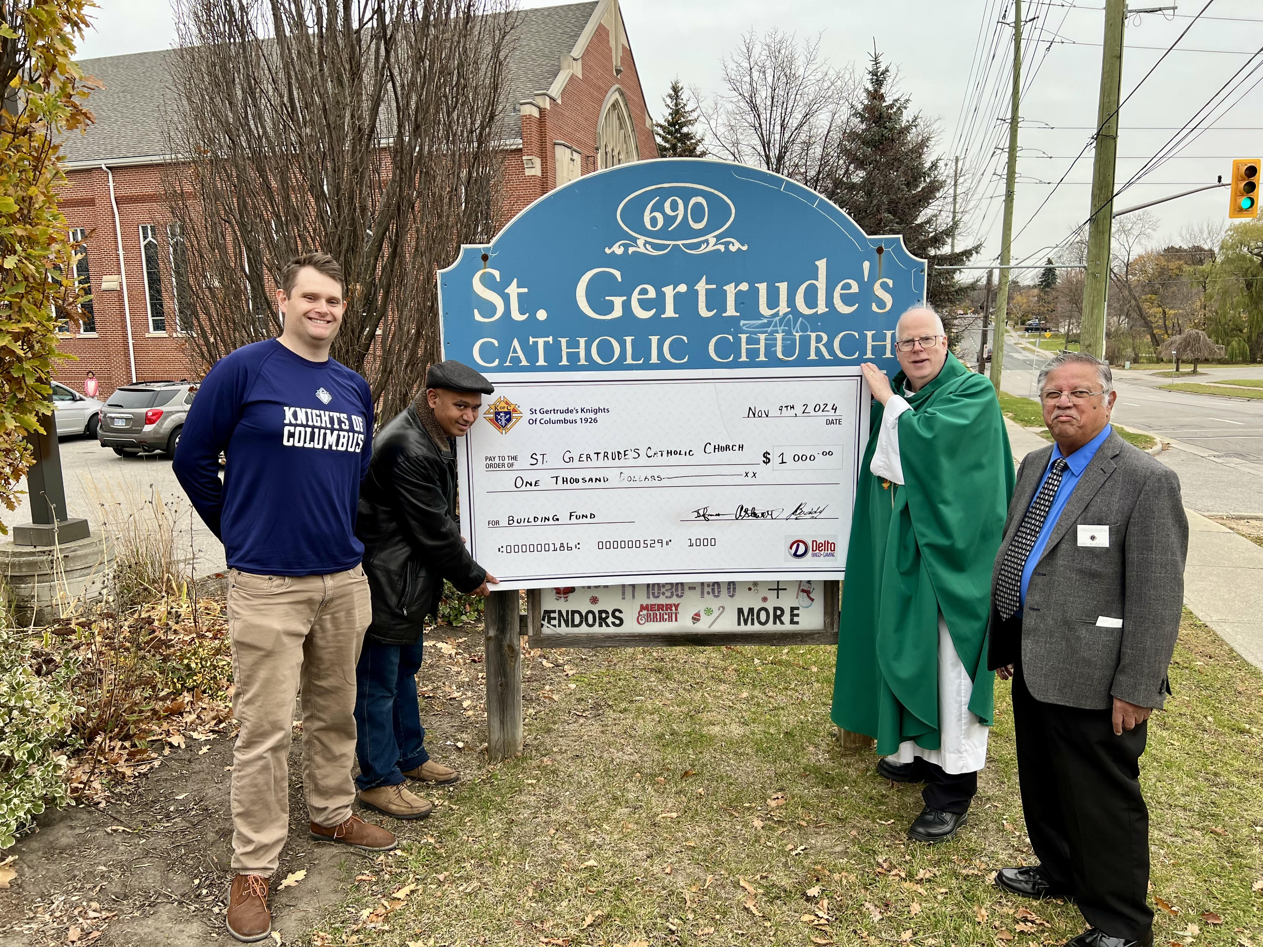 KofC Donation