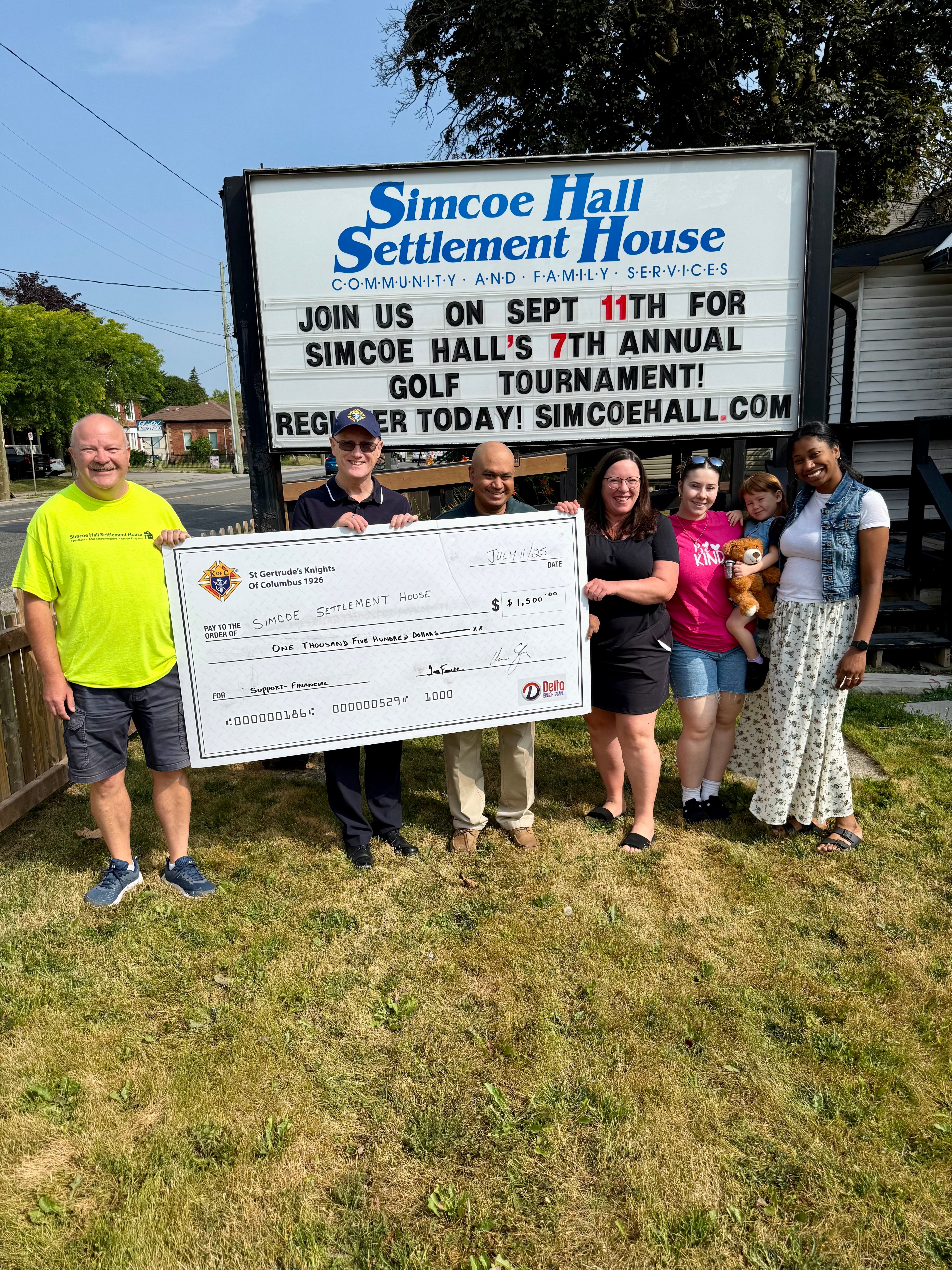 Knights of Columbus Donation