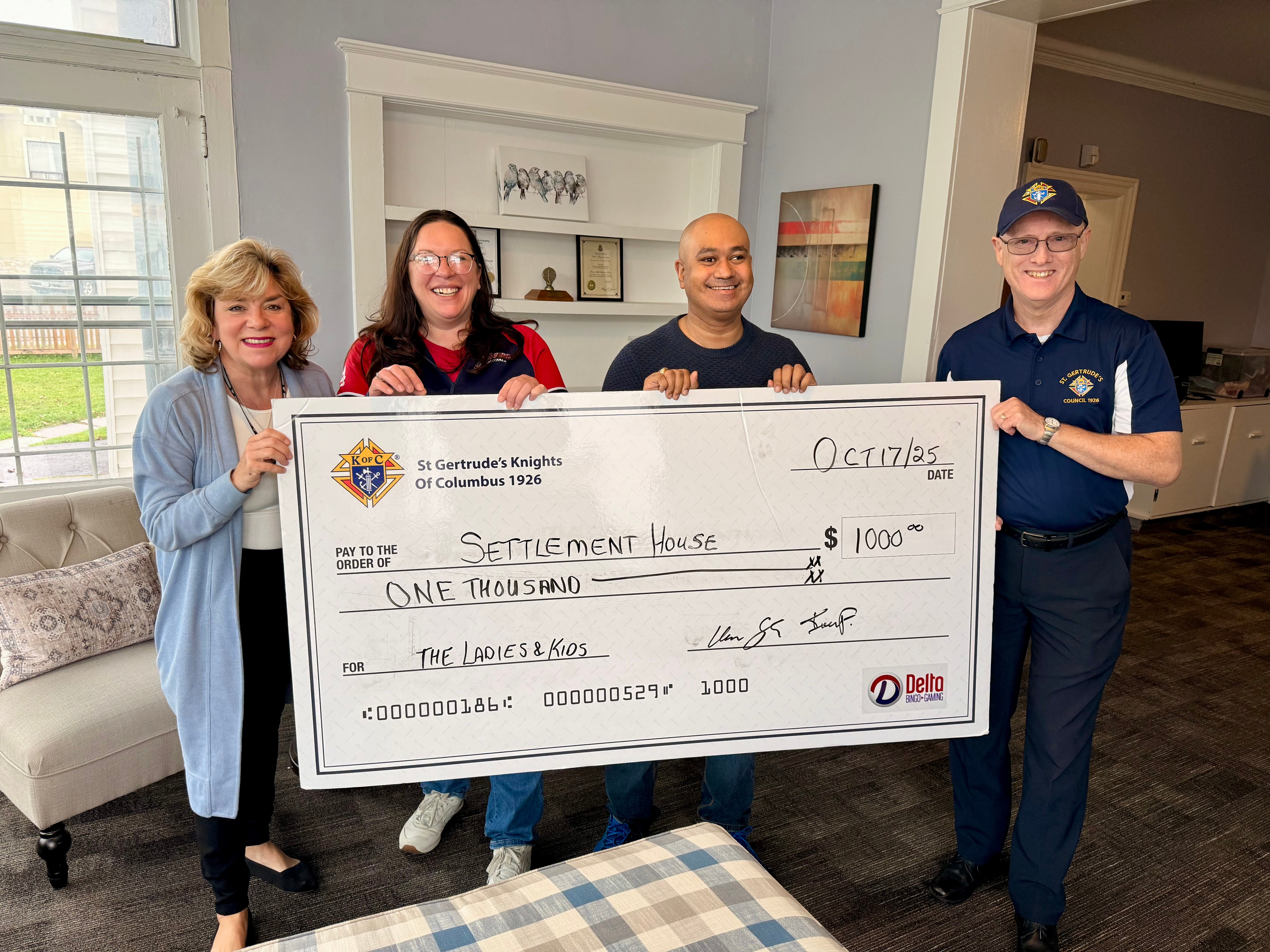 KofC Donations October 1